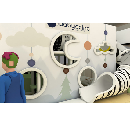 Custom White Soft Play Small Toddler Play Area Equipment