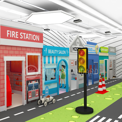 Customized Indoor Role Play House for Toddlers Providing Safe and Fun Soft Play Activities