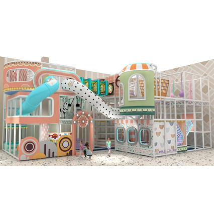 Pastel Macaron Themed Indoor Playground | Dreamy Soft Play for Kids