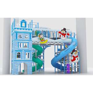 Ice Castle Themed Indoor Playground | Magical Winter Wonderland for Kids