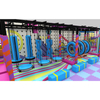 Pop Art Style Indoor Playground with Ocean Ball Pit and Obstacle Course