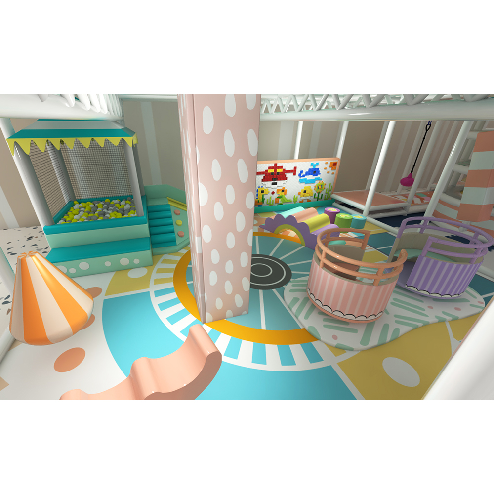Pastel Macaron Themed Indoor Playground | Dreamy Soft Play for Kids