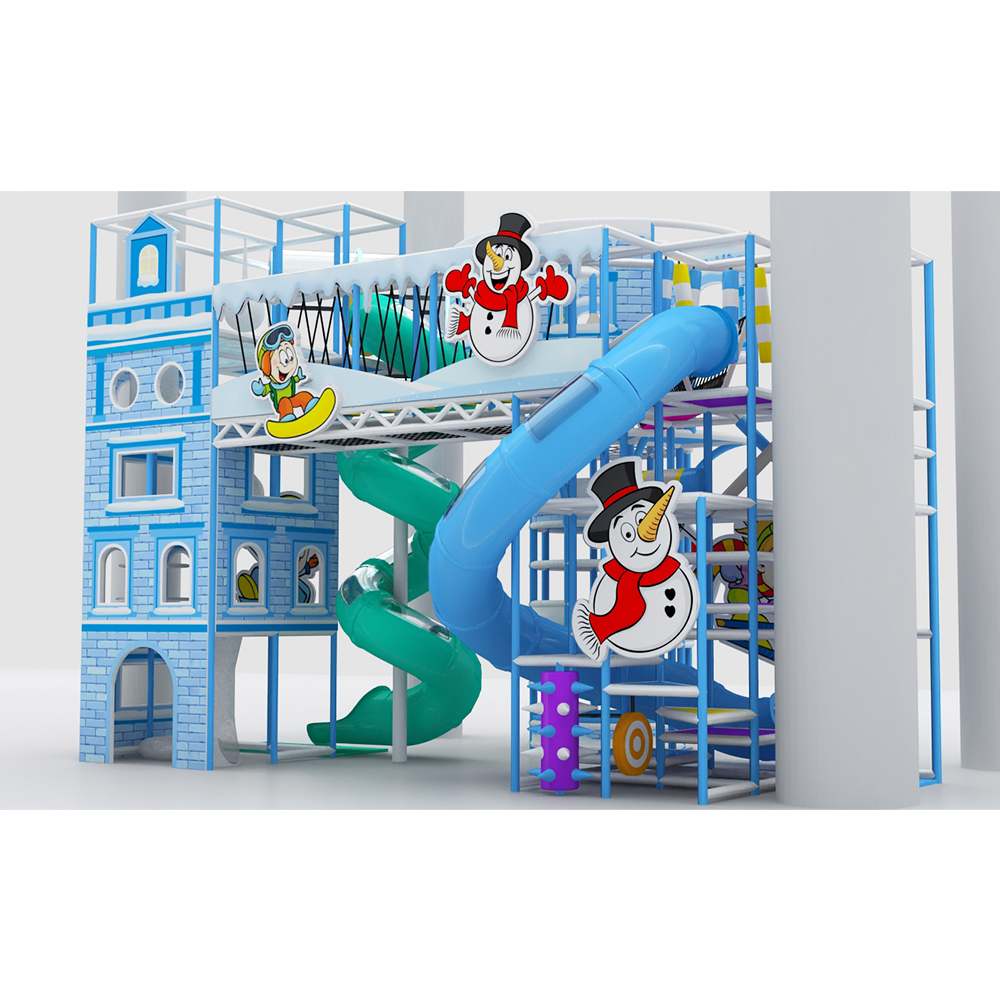 Ice Castle Themed Indoor Playground | Magical Winter Wonderland for Kids