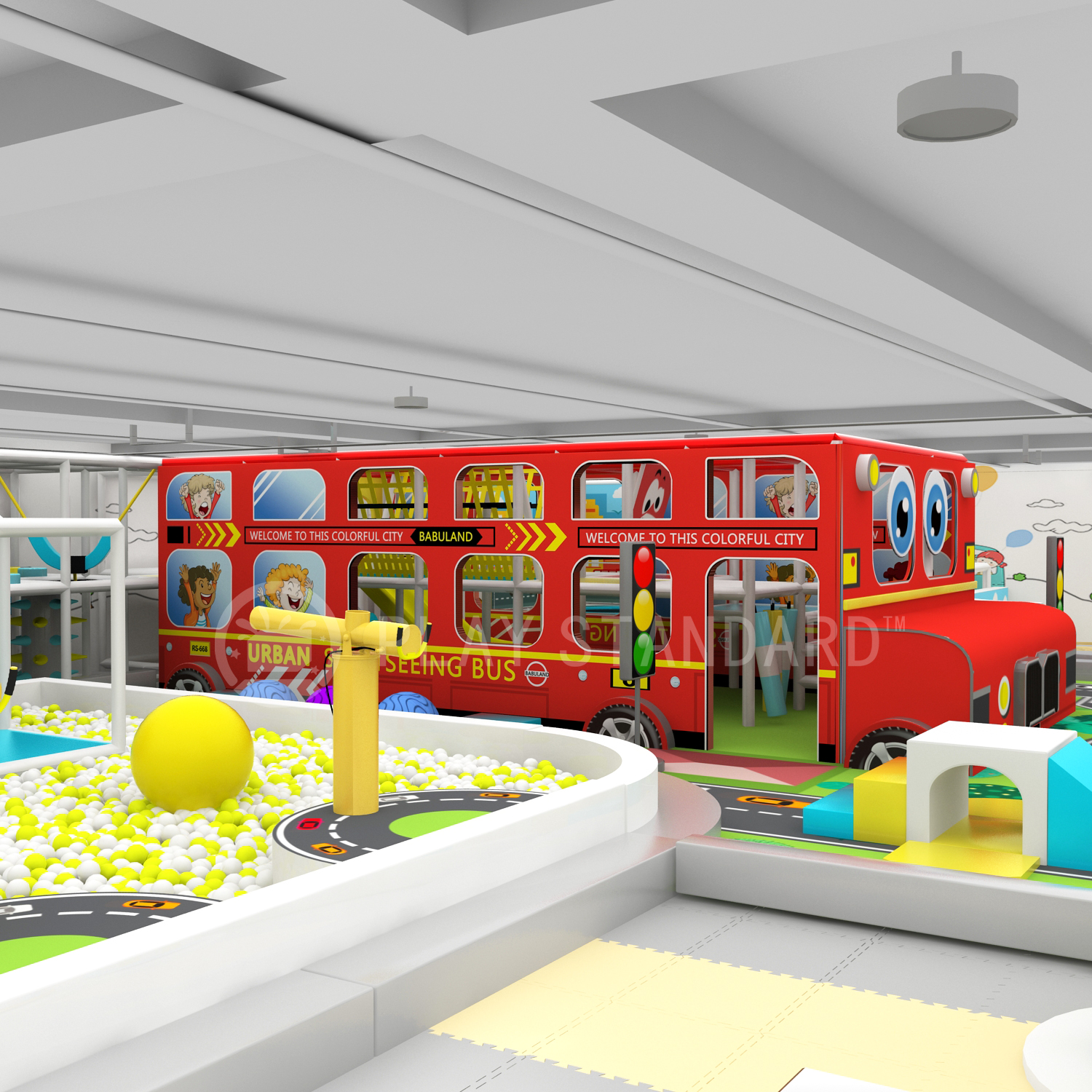 Themed Bus for Indoor Playground