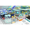 Vibrant Macaron & Neon Style Indoor Playground Multi-Functional Kids' Play System