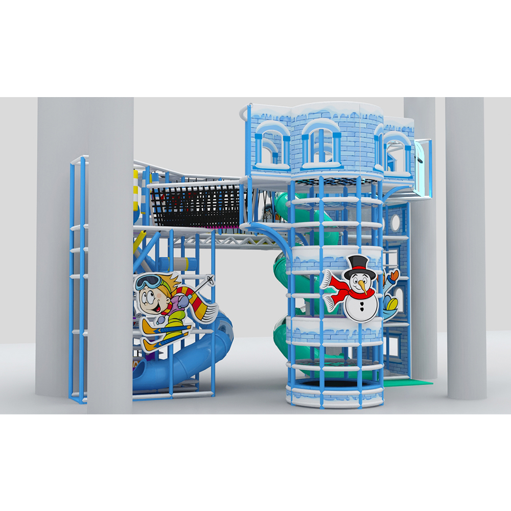 Ice Castle Themed Indoor Playground | Magical Winter Wonderland for Kids