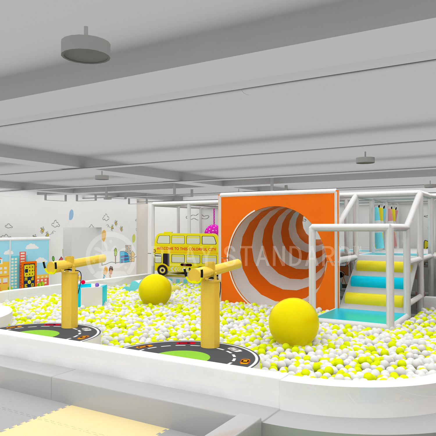 Indoor Ball Pool and Slides