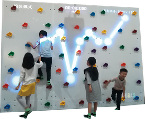 Augmented Climbing Wall Interactive Sport Climbing Wall