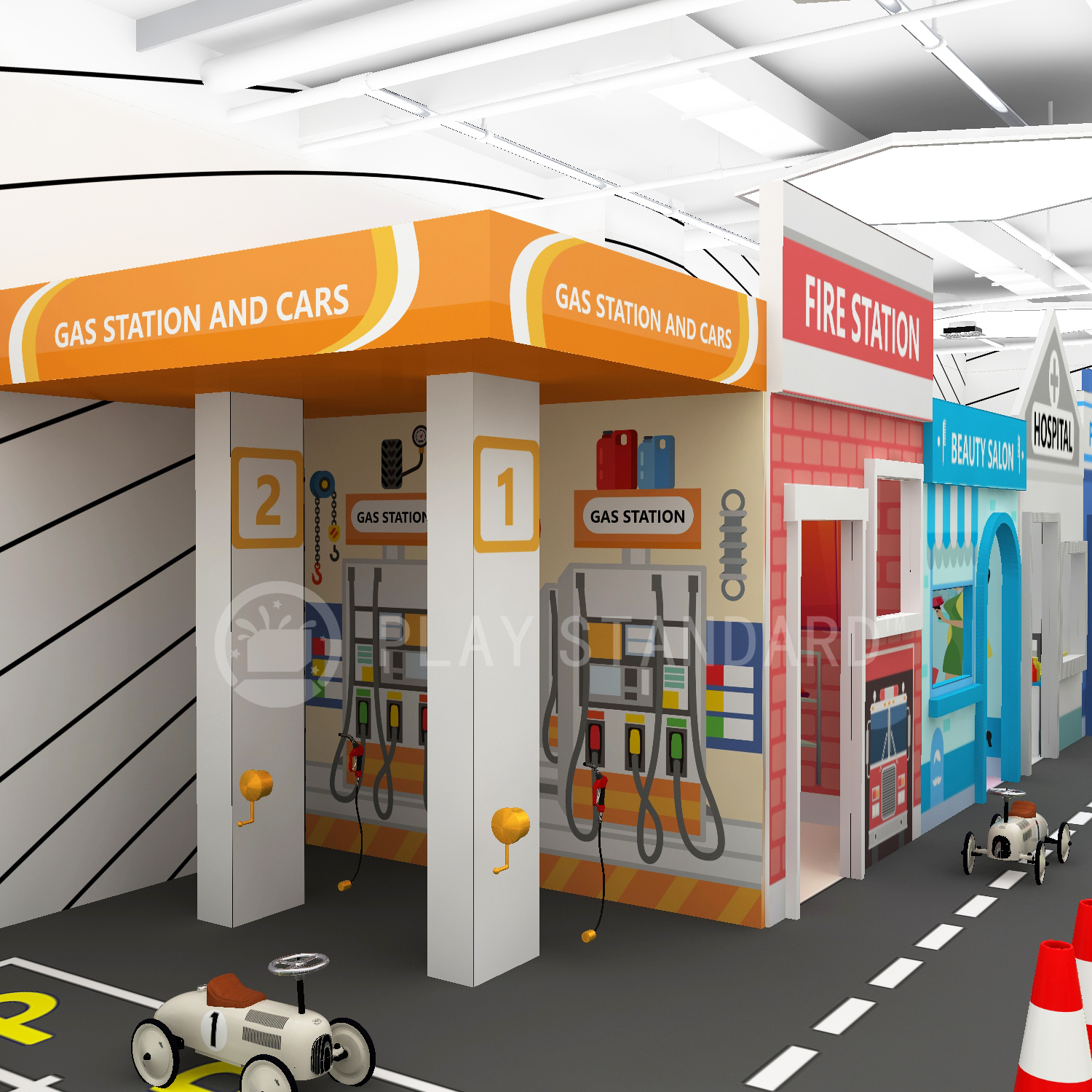 Customized Indoor Role Play House for Toddlers Providing Safe and Fun Soft Play Activities