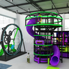 Indoor Interactive Play System in Indoor Playground Equipment Stimulate Children's Interest in Play