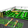Commercial Indoor Trampoline Parks Equipment Bungee Trampoline Park for Kids and Adults