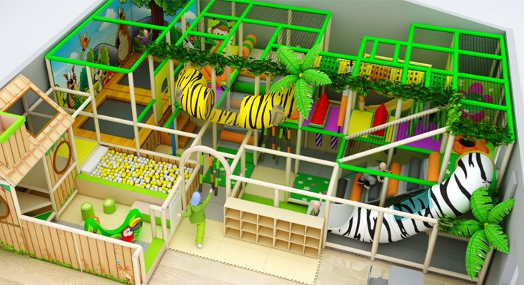 Jungle Themed Indoor Playground Supplier