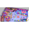 Pop Art Style Indoor Playground with Ocean Ball Pit and Obstacle Course