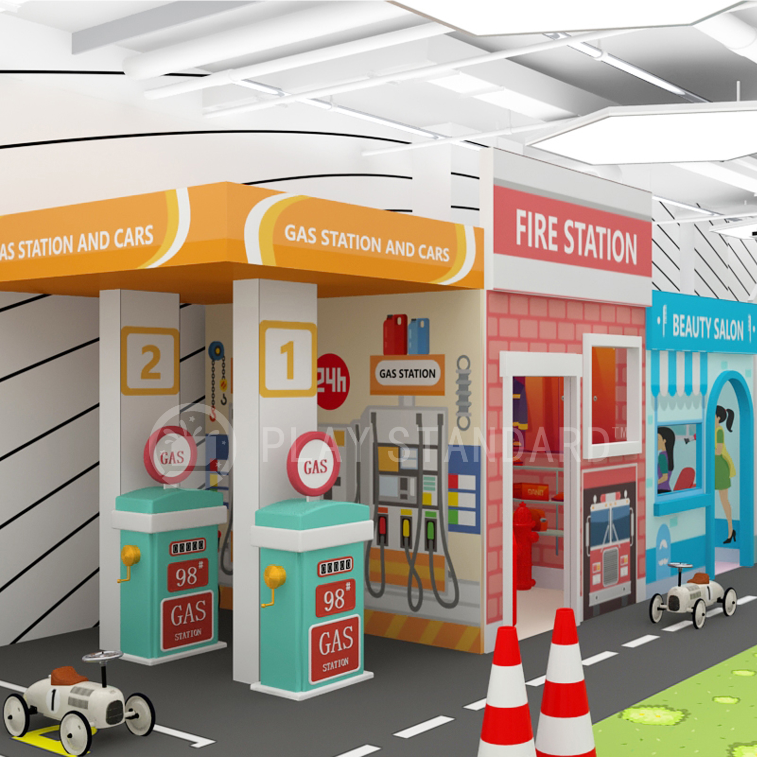 Customized Indoor Role Play House for Toddlers Providing Safe and Fun Soft Play Activities