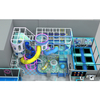 Futuristic Space Themed Indoor Playground with Neon Lights & Multi-Functional Zones