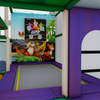 A wonderful and diverse animal jungle themed indoor kids playground