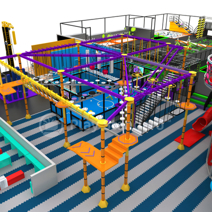 Commercial Adventure Park Custom Rope Course