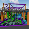  Design Parkour Ninja Playground Commercial Ninja Warrior Course for Kids and Adult