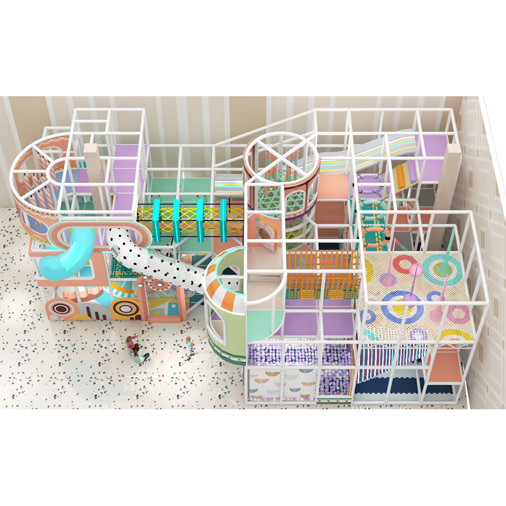 Pastel Macaron Themed Indoor Playground | Dreamy Soft Play for Kids