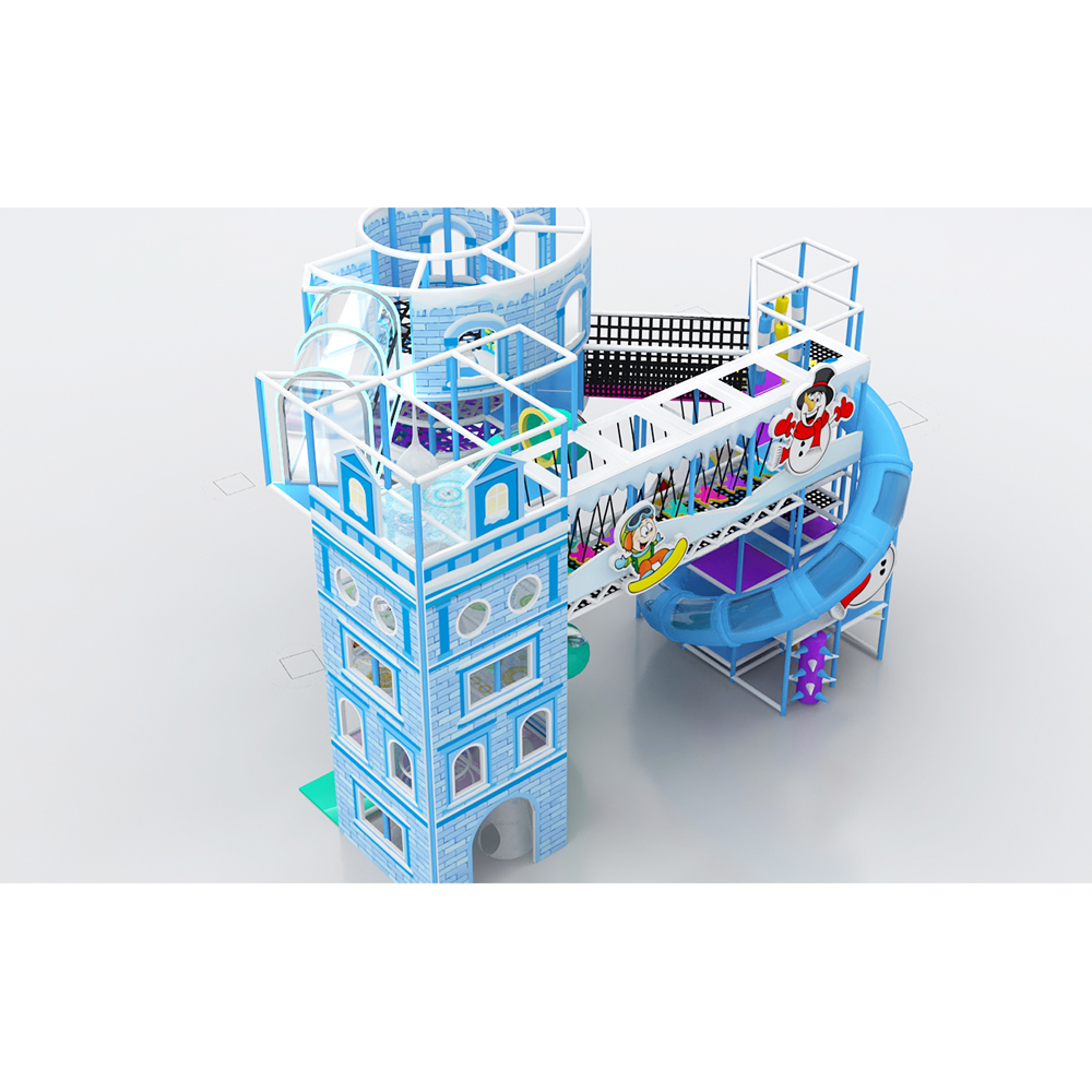 Ice Castle Themed Indoor Playground | Magical Winter Wonderland for Kids