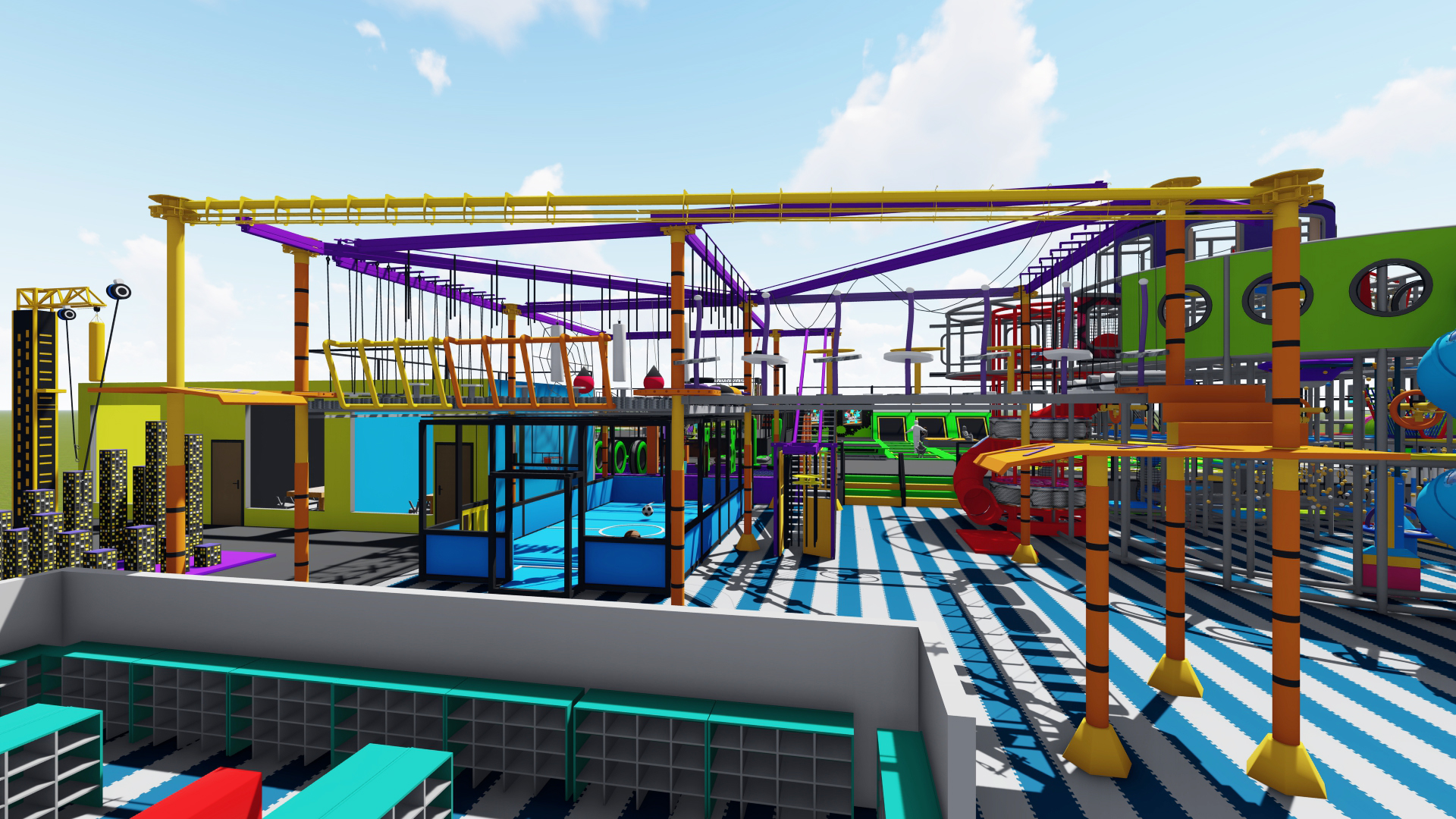 Indoor Rope Course for Kids