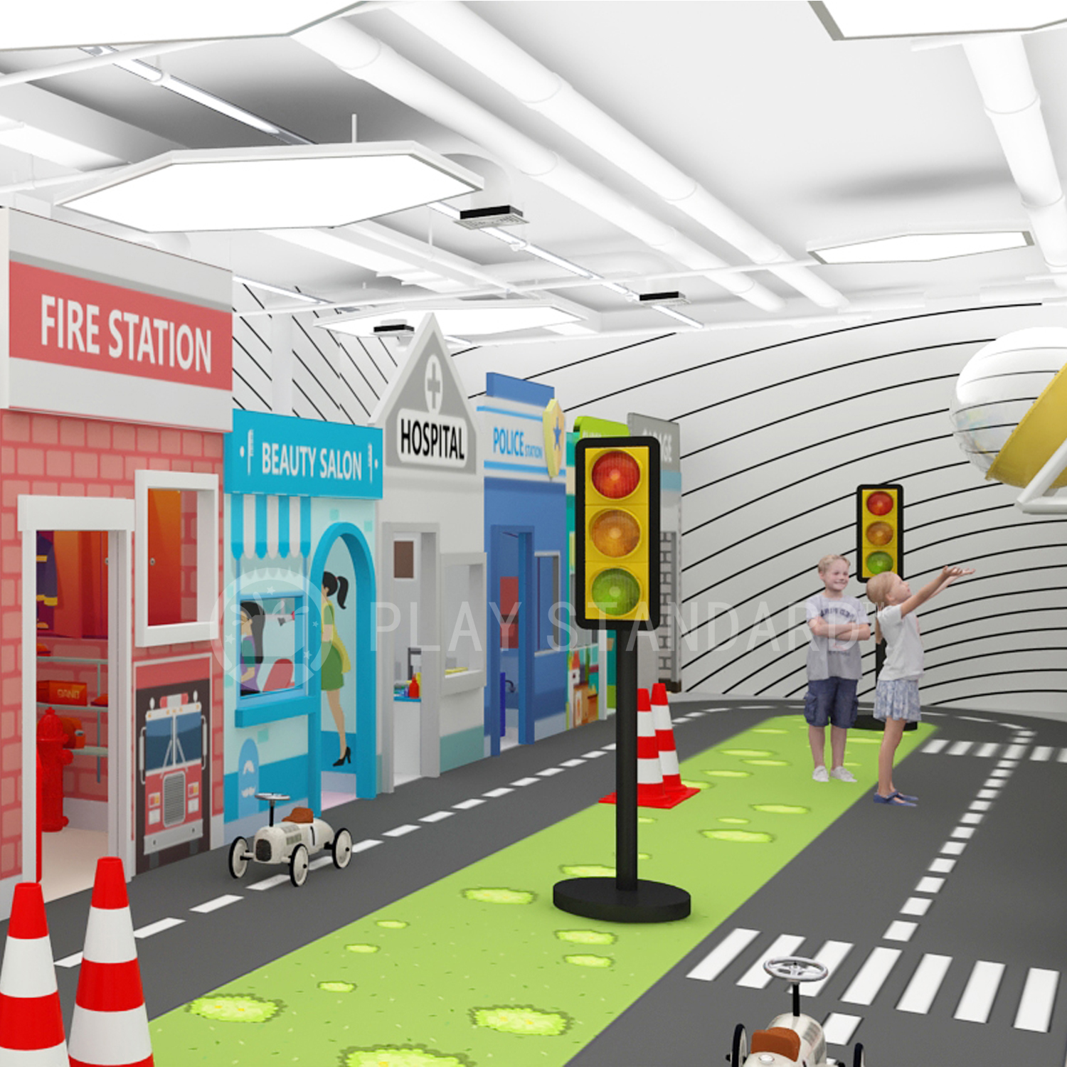 Customized Indoor Role Play House for Toddlers Providing Safe and Fun Soft Play Activities