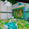 A wonderful and diverse animal jungle themed indoor kids playground