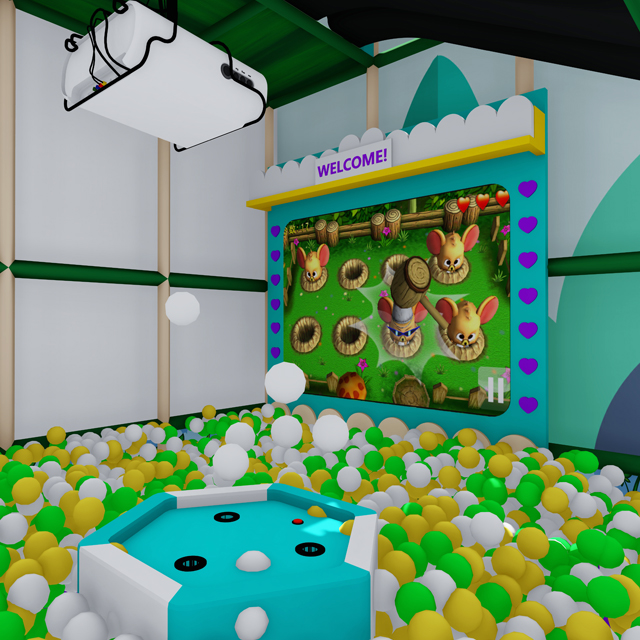 A wonderful and diverse animal jungle themed indoor kids playground