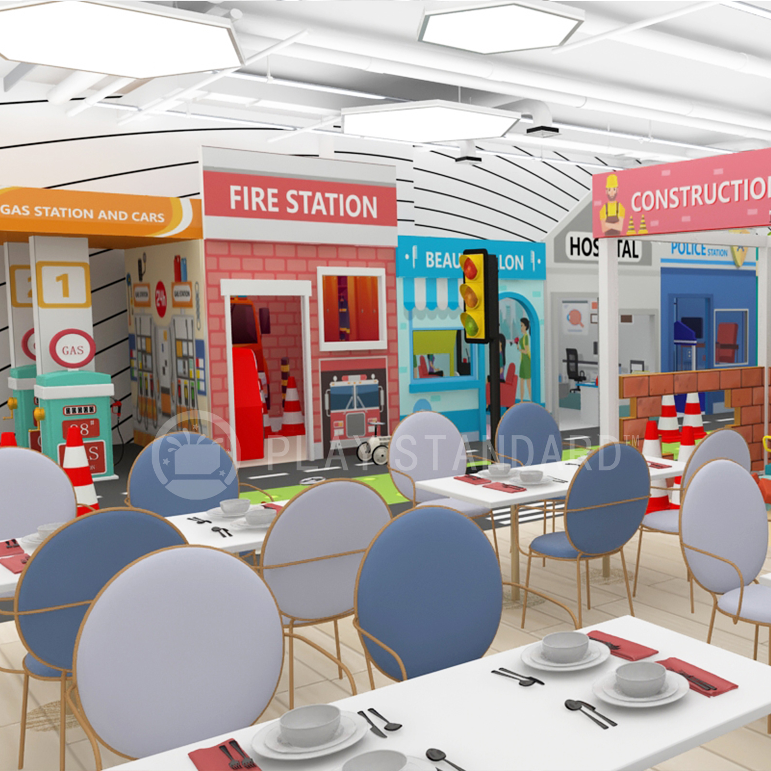 Customized Indoor Role Play House for Toddlers Providing Safe and Fun Soft Play Activities