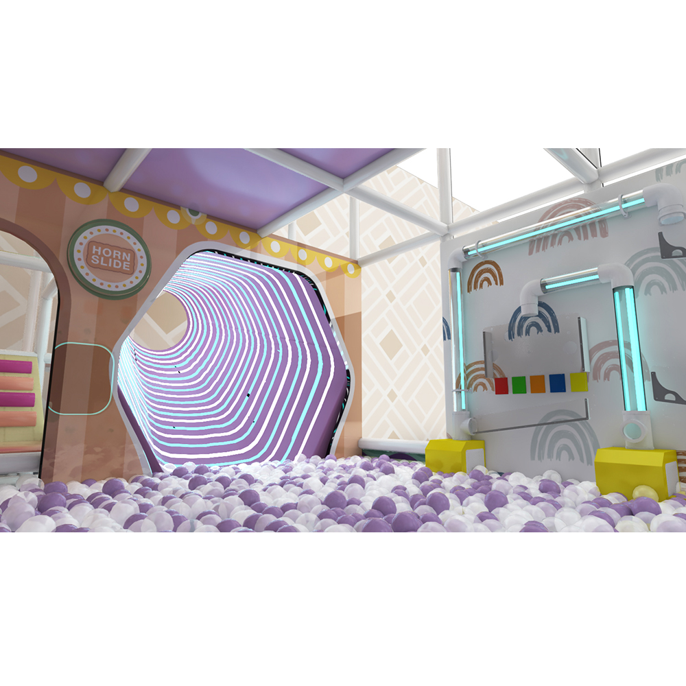 Pastel Macaron Themed Indoor Playground | Dreamy Soft Play for Kids