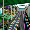 A wonderful and diverse animal jungle themed indoor kids playground