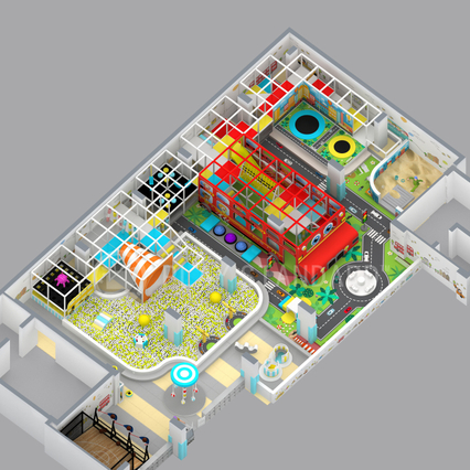 Bus Themed Indoor Soft Play Equipment