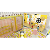 Pastel Yellow-Pink Indoor Playground | Multi-Level Soft Play