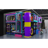 Neon Cyber Themed Indoor Playground | Multi-Level Soft Play