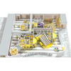 Pastel Yellow-Pink Indoor Playground | Multi-Level Soft Play